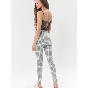 Urban Outfitters Dove Plaid Pinup Pant